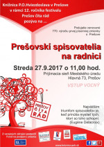 Prešovskí spisovatelia na radnici